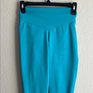 Like New! CLS Teal High-Waisted Scrunch Butt Leggings in Size S